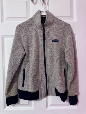 Patagonia Woolyester Fleece Jacket with Navy Trim